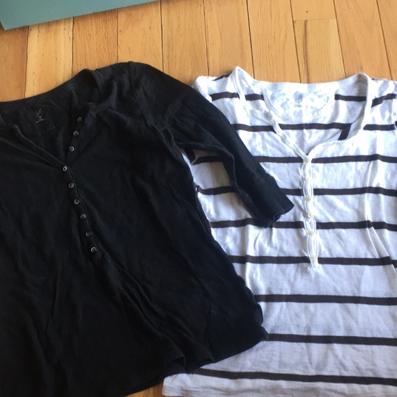 GAP Tops Pair Of Henleys Poshmark